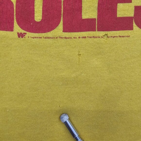 Vintage  Hulk Hogan  T-Shirt tank top Unisex no size HULK RULES no tags WWF - Picture 4 of 16